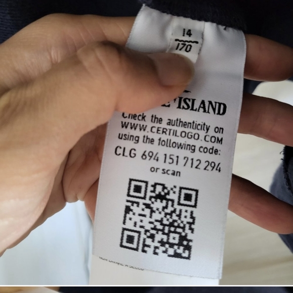 Stone Island Junior (14 yrs) logo patch bomberjacket EUC - Picture 6 of 7